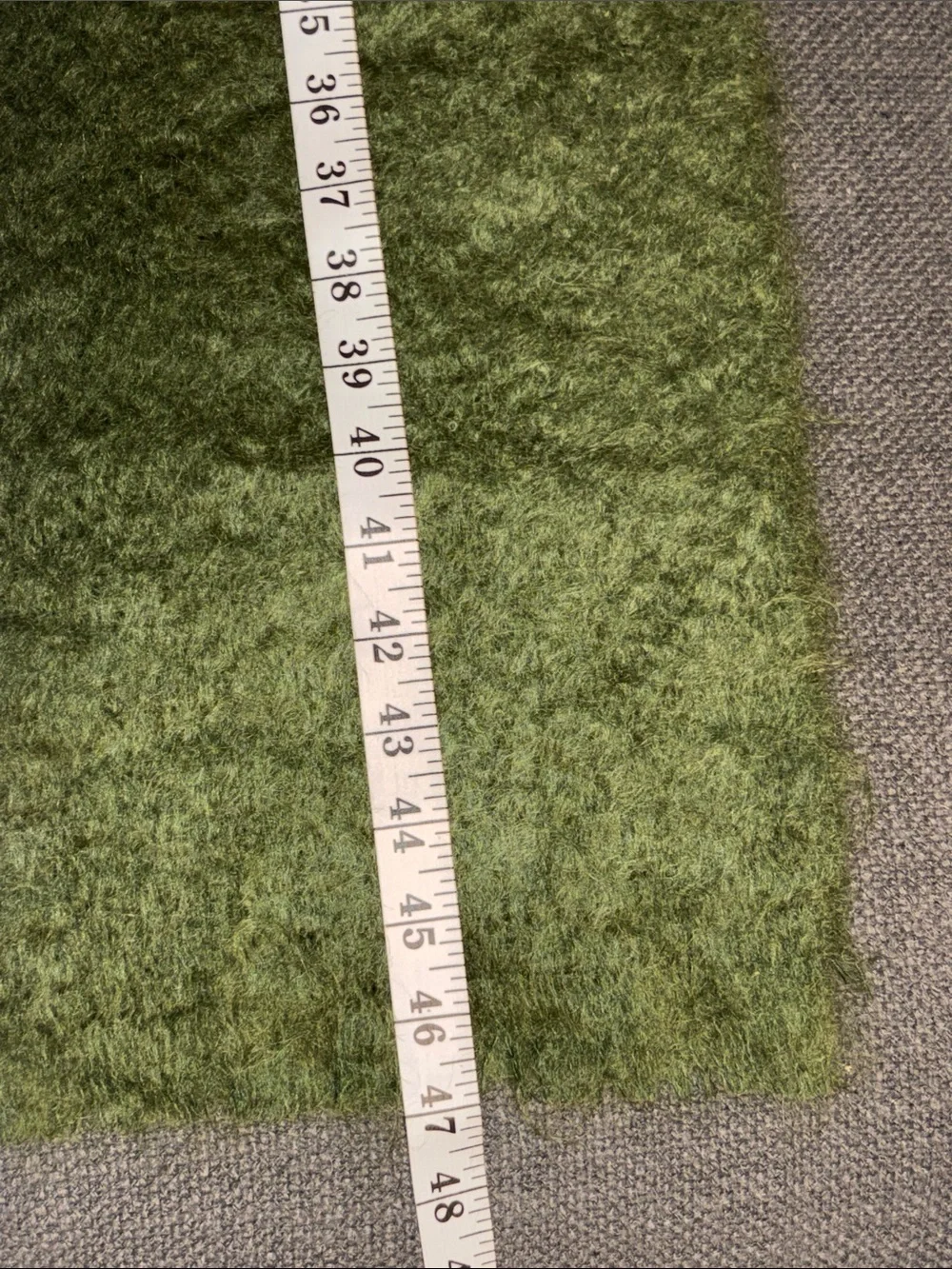 Vintage Blackcock mohair/wool jade color scarf